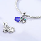 925 sterling silver charm beads, love family and life designs - view 14