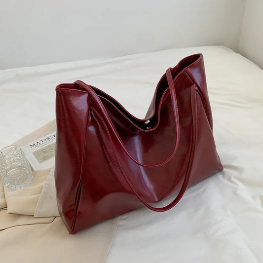 Large capacity fashion tote bag for girls by Prime Deal Zone, showing spacious design and sturdy handles in a stylish look.