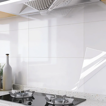Prime Deal Zone 45cm transparent waterproof and oil-proof static wallpaper sticker for kitchen stove, high temperature resistant anti-fouling.