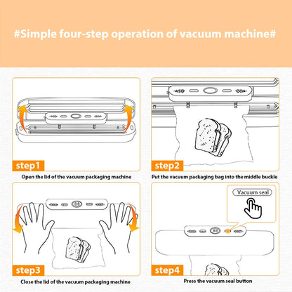 Prime Deal Zone SaengQ vacuum sealer machine with included vacuum bags for food sealing and preservation.