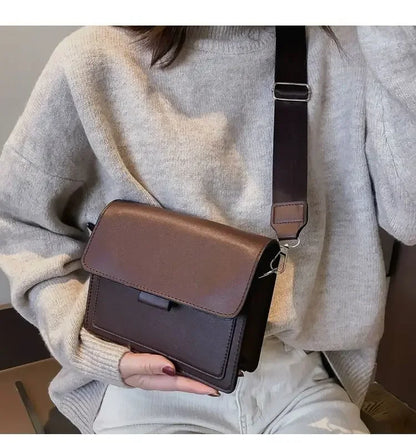 Small PU leather crossbody bag for women by Prime Deal Zone, featuring a shoulder strap and compact travel-ready design.