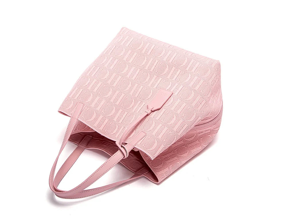 Prime Deal Zone CH high-quality craft large capacity ladies shoulder handbag with pure color and outer pocket for everyday use