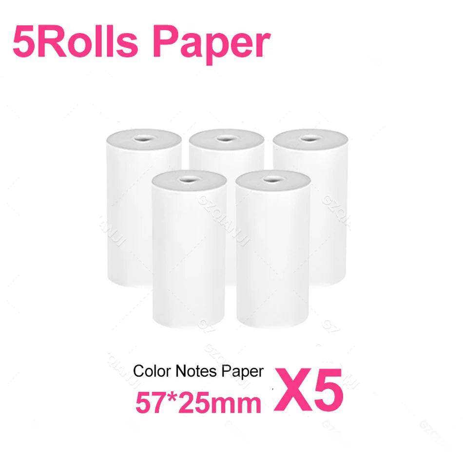 INSTOFC 58mm Mini Bluetooth Thermal Printer | Portable Photo, Label & Sticker Printer for iOS & Android
