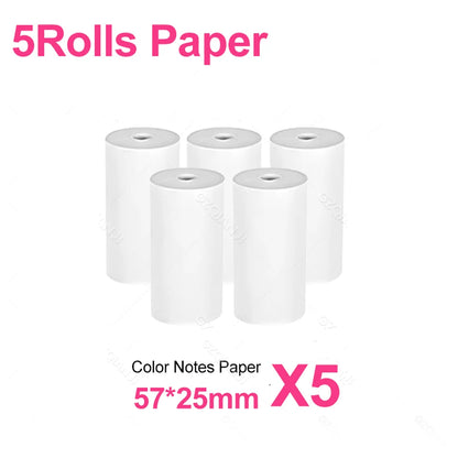 INSTOFC 58mm Mini Bluetooth Thermal Printer | Portable Photo, Label & Sticker Printer for iOS & Android