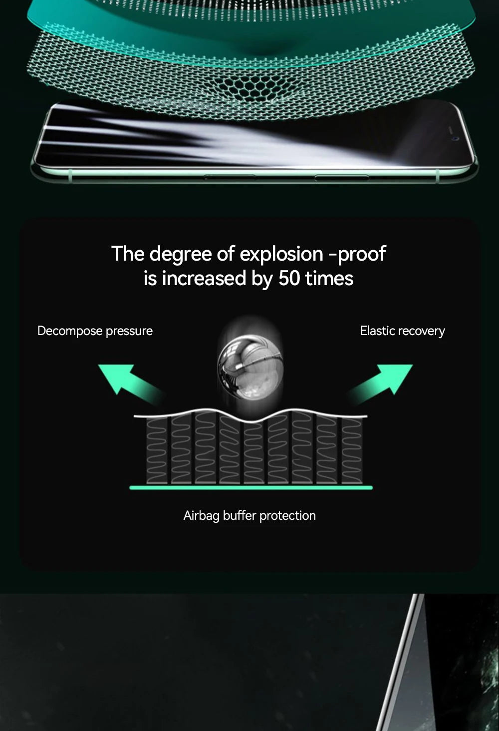 Joyroom iPhone 17/16/15 tempered glass screen protector, full screen HD glass for iPhone models, offering durable protection.