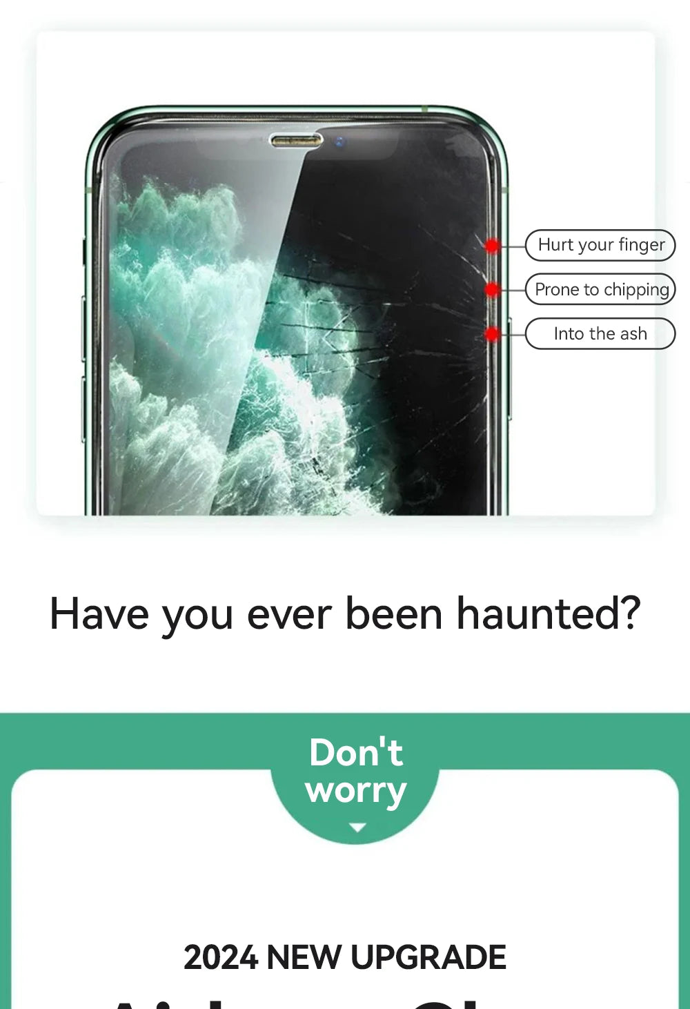 Joyroom Prime Deal Zone iPhone 17 16 15 HD glass screen protector, full screen tempered glass for iPhone models.