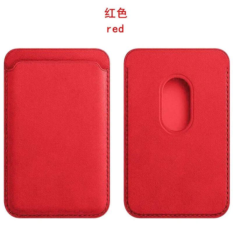 Prime Deal Zone magnetic leather wallet case for iPhone and Samsung, with card holder and secure magnet covers.