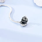 925 Sterling Silver Heart Zircon Snake Chain Bracelet — Multiple Designs, 17–20cm