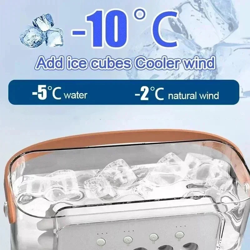 Portable Prime Deal Zone 3-in-1 air cooler with LED night light, humidifier, and adjustable fan for home or office use.