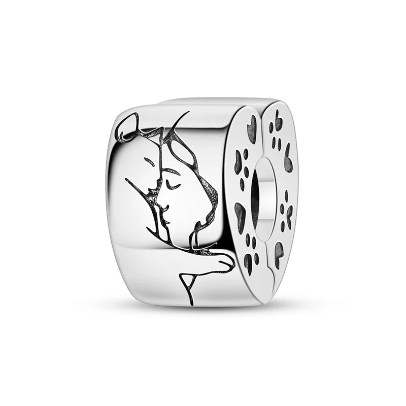 925 Sterling Silver Pet & Animal Charm Beads — Dogs, Paws & Hearts
