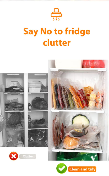 Prime Deal Zone SaengQ vacuum sealer packaging machine with digital controls and included vacuum bags for airtight food sealing.