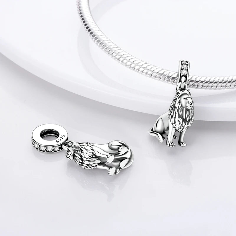 925 sterling silver charm beads, tree of life and nature designs - view 8