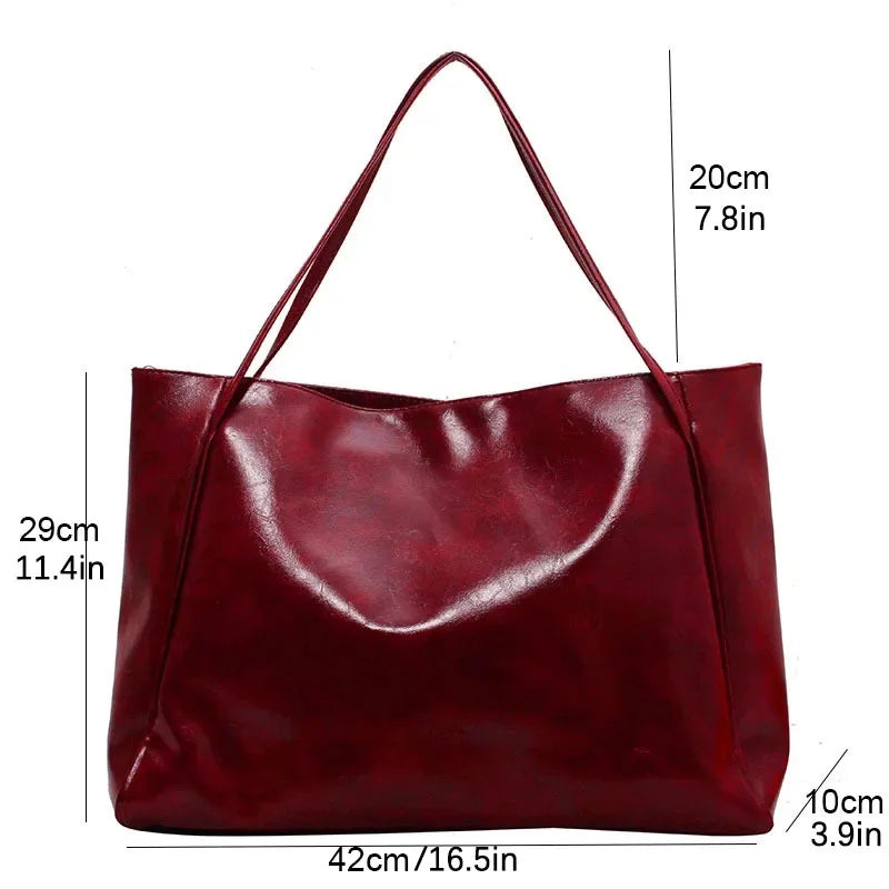 Large fashion tote bag for girls by Prime Deal Zone, showcasing a spacious design with sturdy handles and stylish appearance.