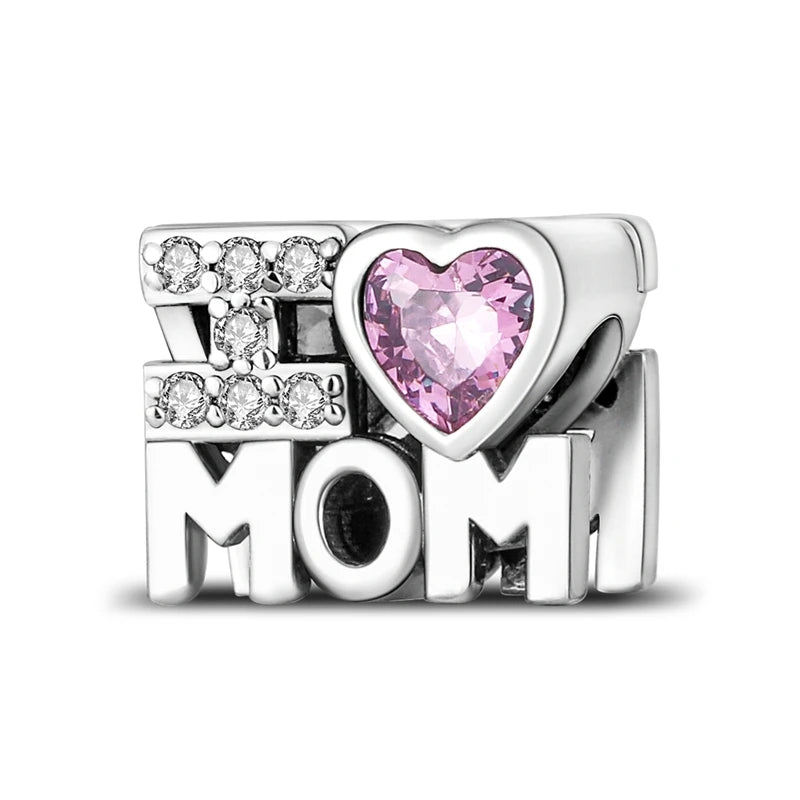925 Sterling Silver Charm Beads — Hearts, Trees & Sweet Love Designs