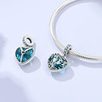 925 sterling silver charm beads, hearts and sweet love designs - view 17