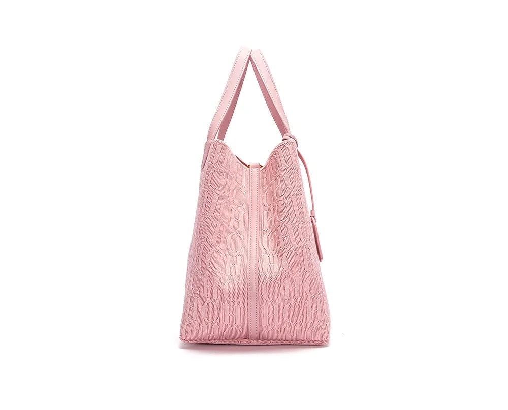 Large capacity Prime Deal Zone CH high-quality craft ladies shoulder handbag with pure color design and outer pocket.