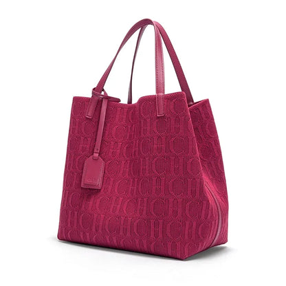 Prime Deal Zone large capacity craft handbag for women, stylish shoulder bag with pure color and outer pocket, high-quality design.