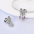 925 sterling silver charm beads, butterflies dragonflies and feathers - view 5