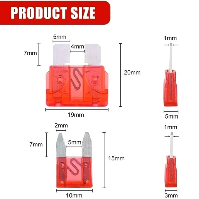 Prime Deal Zone fuse boxes with 60 or 120 pieces, featuring different fuse specifications and packaging options.