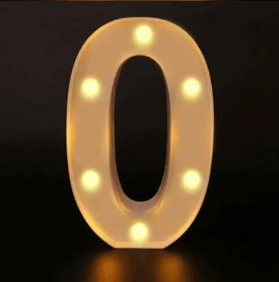 Prime Deal Zone luminous alphabet LED letter lamp for home, wedding, birthday, and Christmas party decor, nighttime illumination.
