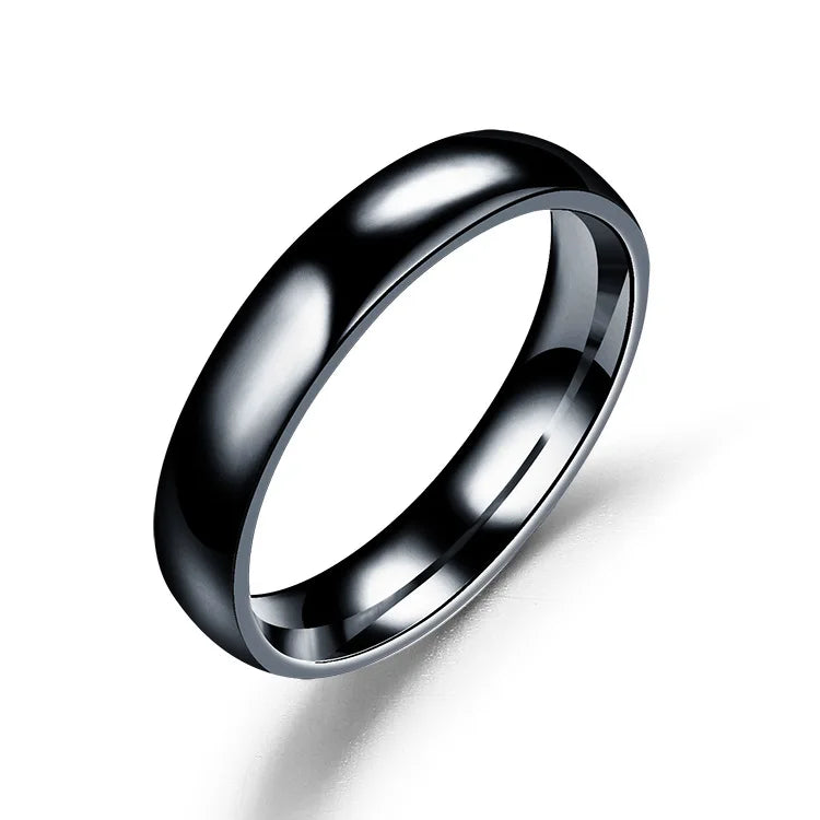 stainless steel 6mm polished band ring - view 7