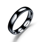 stainless steel 6mm polished band ring - view 7