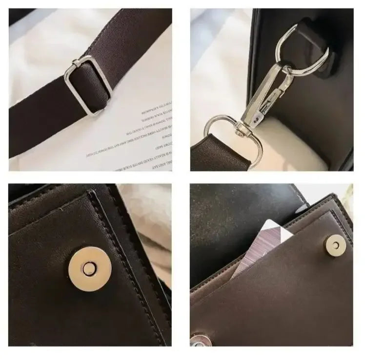 Prime Deal Zone women's crossbody bag made of PU leather, small shoulder messenger handbag for travel and everyday use