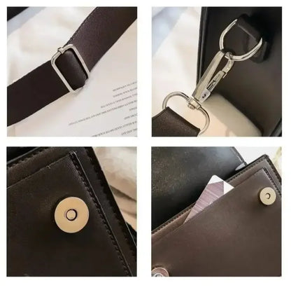 Prime Deal Zone women's crossbody bag made of PU leather, small shoulder messenger handbag for travel and everyday use
