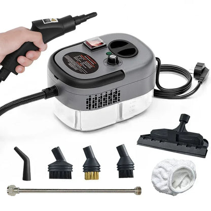 Prime Deal Zone handheld steam cleaner for high-temperature cleaning of air conditioners, kitchens, cars, and floors.