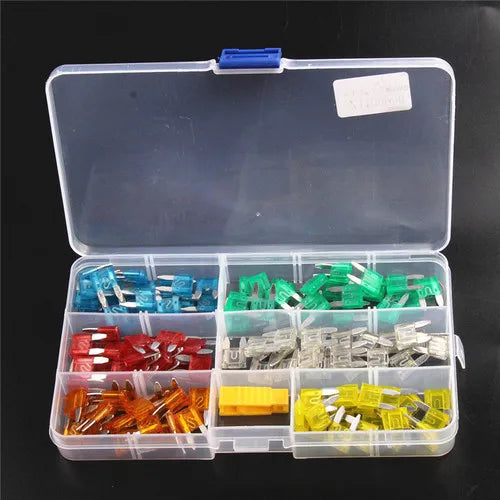 Prime Deal Zone fuse boxes with 60 or 120 pieces, featuring different fuse specifications and packaging options.