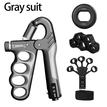 Prime Deal Zone grip strength hand exerciser with adjustable resistance for wrist and muscle recovery workout.
