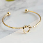 stainless steel woven twist cuff bracelet - view 3