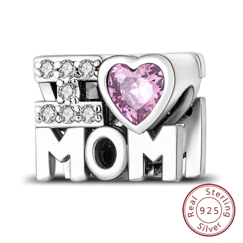 925 Sterling Silver Charm Beads — Love, Family & Life Designs