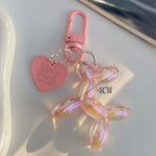 candy colour balloon dog keychain and bag charm - view 5