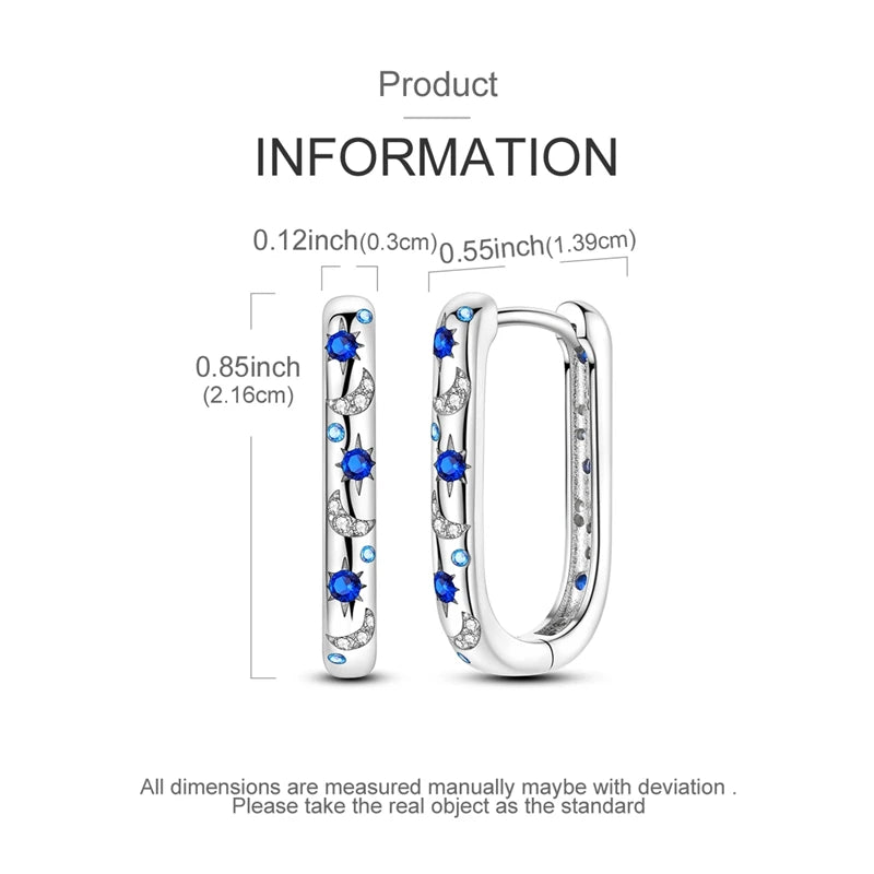 925 Sterling Silver Butterfly & Hoop Earrings — Coloured Zircon Accents