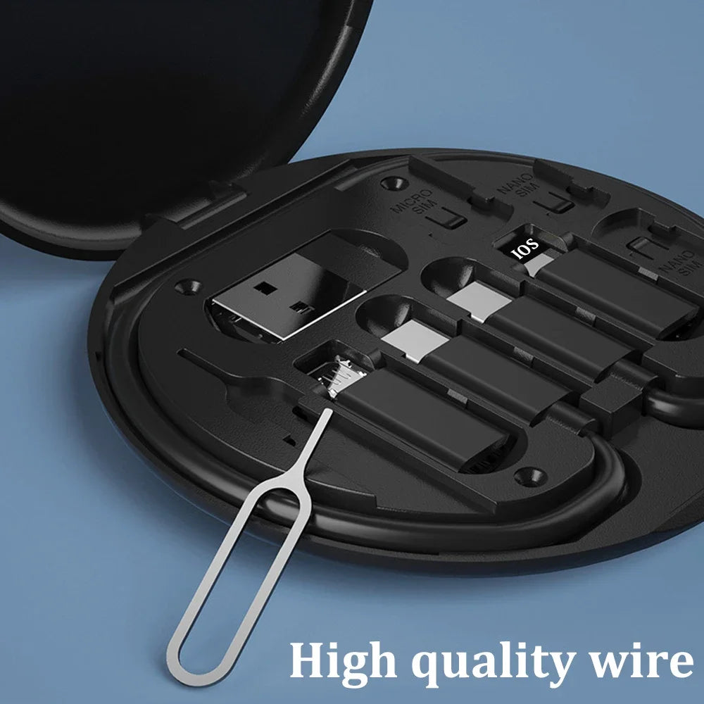 Prime Deal Zone USB Type C to C 60W charging adapter cable kit with USB A, Micro, and Lightning conversion set.