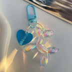 candy colour balloon dog keychain and bag charm - view 7