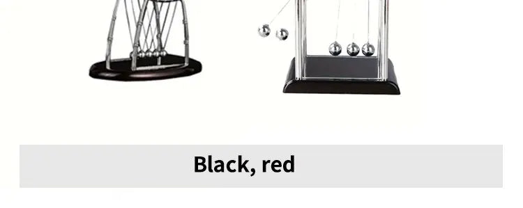 Steel Newton's Cradle with balance balls, Prime Deal Zone physics desk toy, stress relief gift, home decoration, science pendulum.