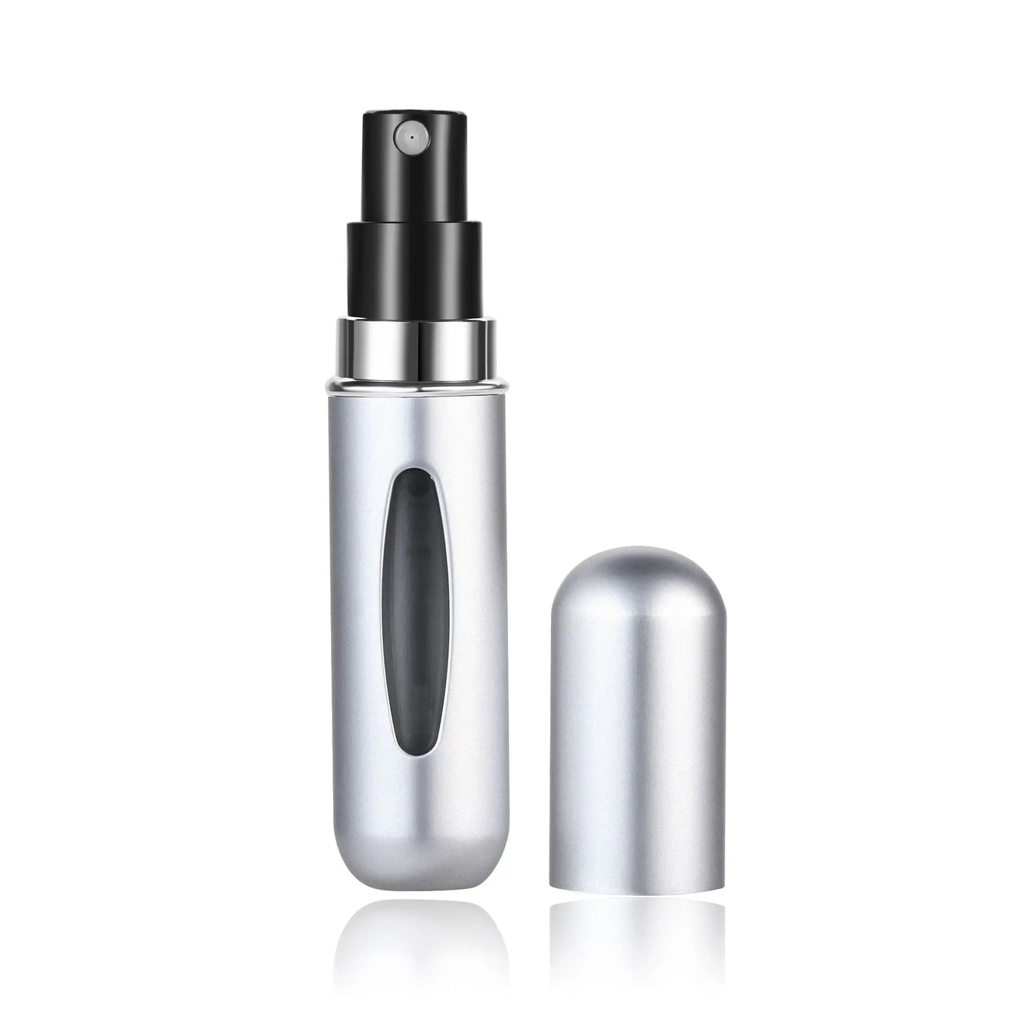 Prime Deal Zone 5ml perfume refill bottle, portable mini spray jar with scent pump, empty cosmetic atomizer for travel use
