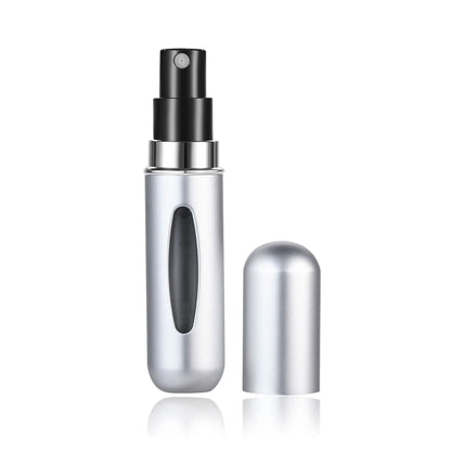 Prime Deal Zone 5ml perfume refill bottle, portable mini spray jar with scent pump, empty cosmetic atomizer for travel use