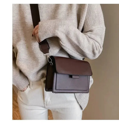 Prime Deal Zone women's PU leather crossbody bag with small shoulder strap, ideal for travel and casual use.