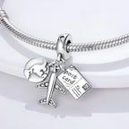 925 sterling silver charm beads, tree of life and nature designs - view 10