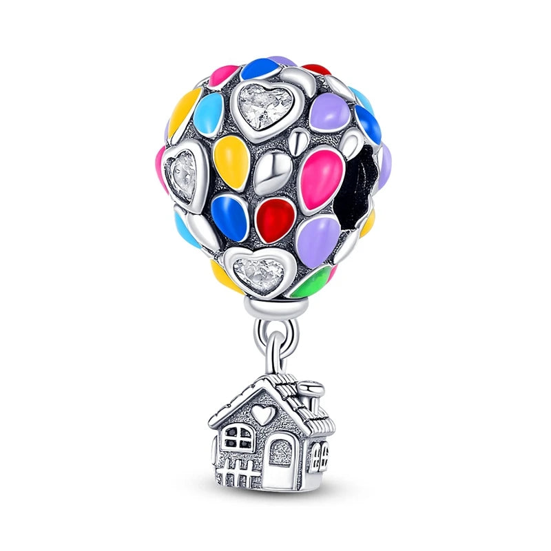 925 Sterling Silver Charm Beads — Hearts, Trees & Sweet Love Designs