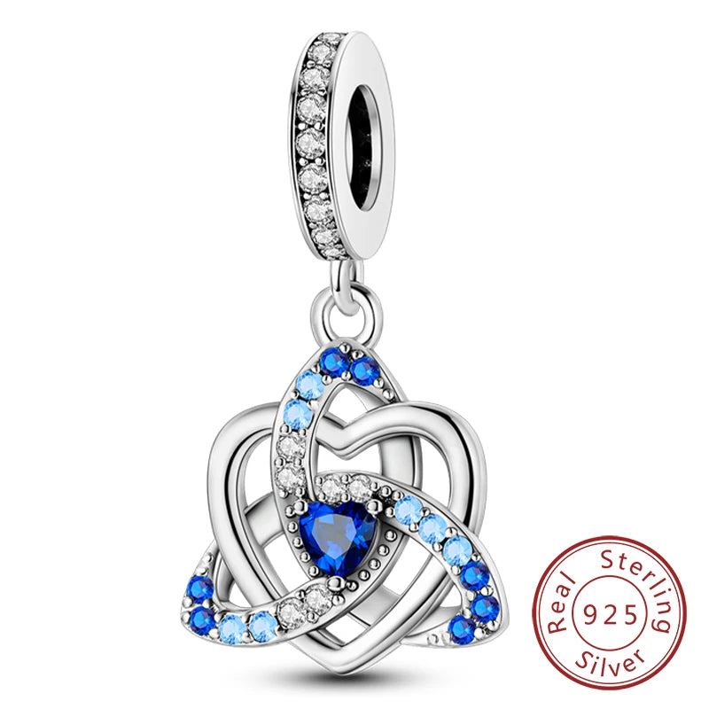 925 Sterling Silver Charm Beads — Love, Family & Life Designs