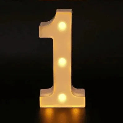 Prime Deal Zone luminous alphabet LED lamp displaying a glowing letter for home, wedding, or party decoration.