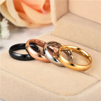 stainless steel 6mm polished band ring - view 9