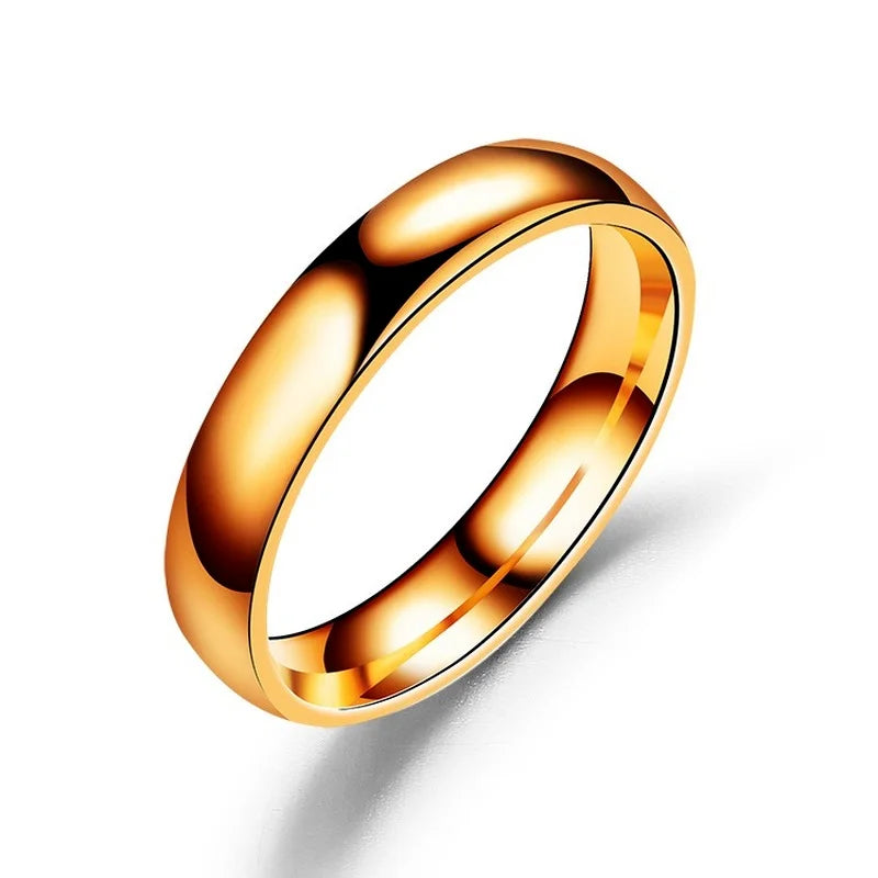 stainless steel 6mm polished band ring - view 3