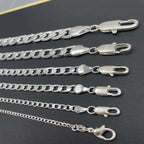 925 Sterling Silver Face Chain Necklace for Men & Women
