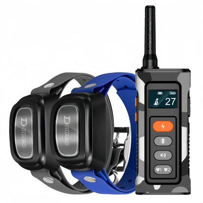 Waterproof Prime Deal Zone dog training collar with remote control, shock and vibration for dogs 8-150 lbs, 3300 ft range