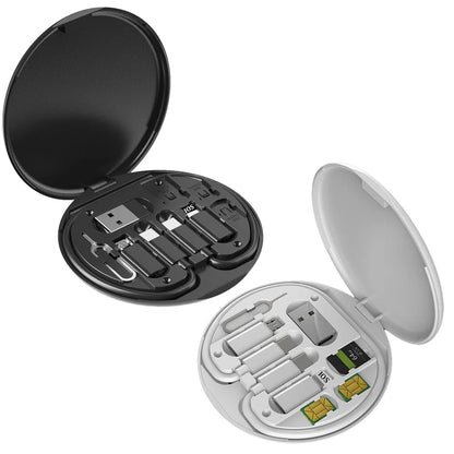 Prime Deal Zone USB Type C to Lightning and Micro cables, 60W charging adapter kit with USB A and Type C connections.